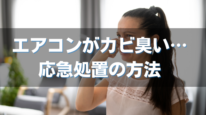 エアコンがカビ臭い時の応急処置